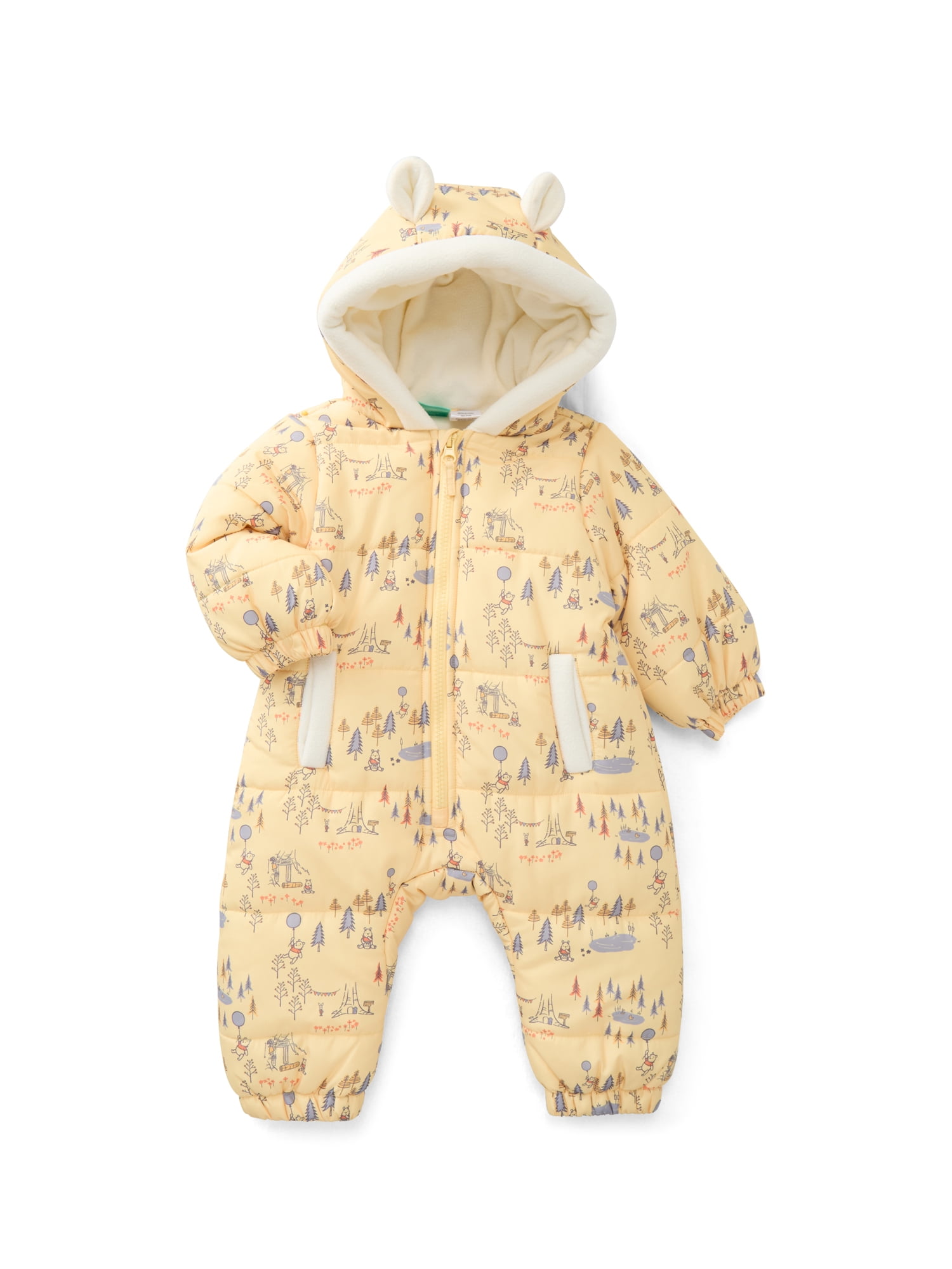 Character Baby Pram with Hood, Sizes 0/3M-12M