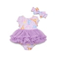 thumbnail image 1 of Winnie the Pooh Baby Girls Tutu Bodysuit with Matching Headband, 2-Piece, Sizes Newborn-24M, 1 of 9
