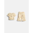 thumbnail image 1 of Winnie the Pooh Baby Girls Graphic Tee and Pants Set, 2-Piece, Sizes 0M-24M, 1 of 4