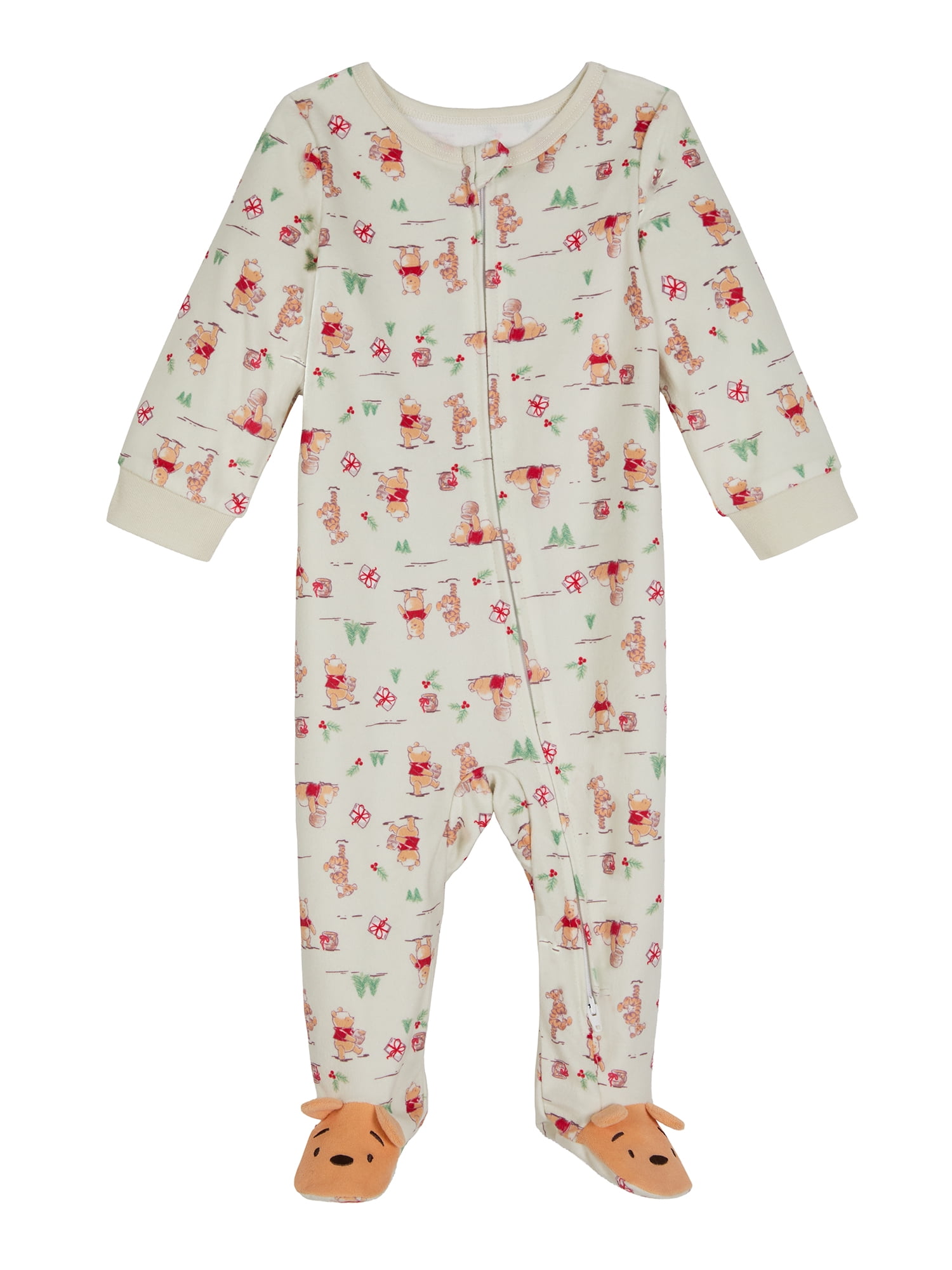 Winnie the Pooh Baby One-Piece Footed Sleep N' Play, Sizes Newborn-9 Months