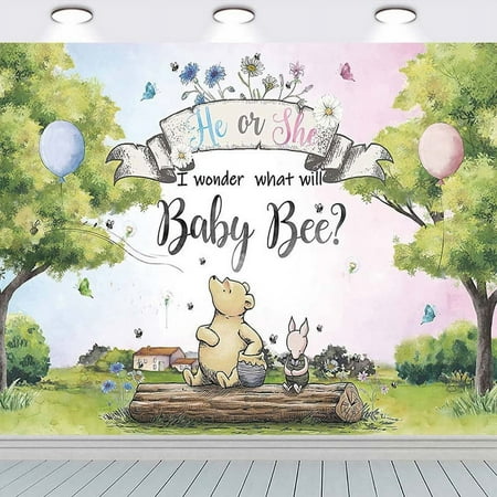 Winnie the Pooh Background Taspestry Post Banner Backdrop Party Supplies Wall Decor