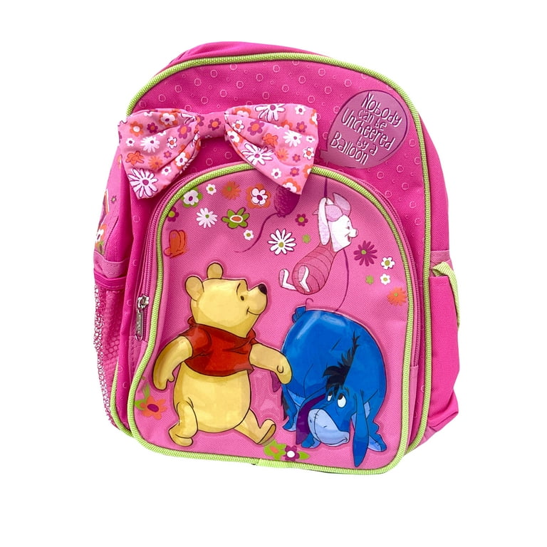 Winnie the Pooh Backpack Eeyore Balloon 12in Small Toddler Girls Book Bag Walmart