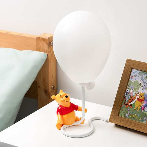 Winnie the Pooh Balloon Light Officially Licensed Disney Pooh Bear Lamp for Bedside Table, Multicolored Mood Lighting Nursery Dcor | Paladone