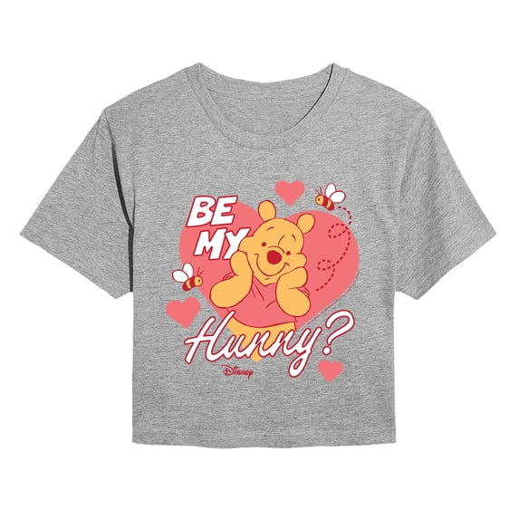 Winnie the Pooh - Be My Hunny? Women's Cropped Graphic T-Shirt