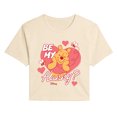 thumbnail image 1 of Winnie the Pooh - Be My Hunny? Women's Cropped Graphic T-Shirt, 1 of 4