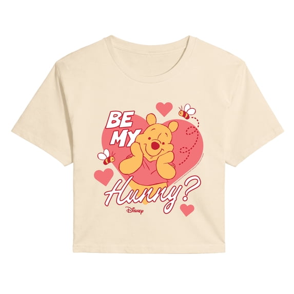 Winnie the Pooh - Be My Hunny? Women's Cropped Graphic T-Shirt