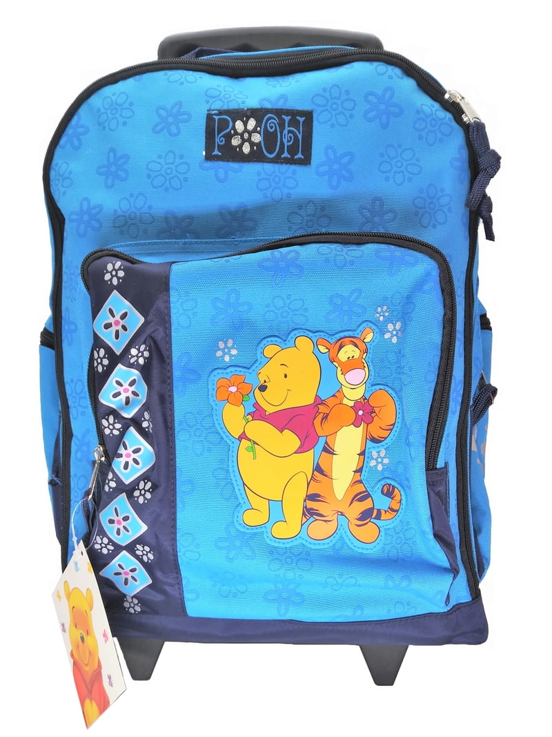 Disney Winnie the Pooh Navy Floral Backpack Backpack - Disney - Winnie the Pooh - Blue - Walmart.com main image 3
