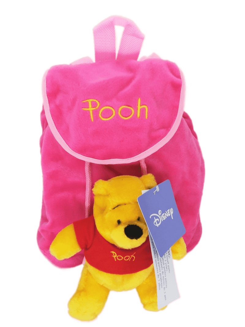 Disney Pink Winnie the Pooh Plush Kids Backpack with Bee Charm POSHPEANUT2025-PP-BK001-WTP-  main image 3