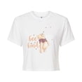 thumbnail image 1 of Winnie the Pooh - Bee Kind - Juniors Cropped Cotton Blend T-Shirt, 1 of 4