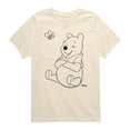 thumbnail image 1 of Winnie the Pooh - Bee and Pooh Outline - Youth Boys Short Sleeve Graphic T-Shirt, 1 of 3