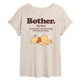 thumbnail image 1 of Winnie the Pooh - Bother Definition - Juniors Oversized Graphic T-Shirt, 1 of 4