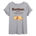 thumbnail image 1 of Winnie the Pooh - Bother Definition - Juniors Oversized Graphic T-Shirt, 1 of 4