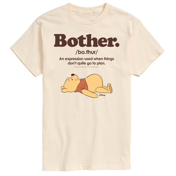 Winnie the Pooh - Bother Definition - Men's Short Sleeve Graphic T-Shirt