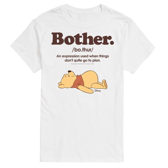 Winnie the Pooh - Bother Definition - Men's Short Sleeve Graphic T-Shirt