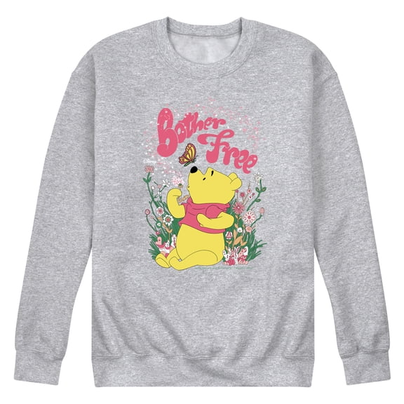 Winnie the Pooh - Bother Free - Men's Crew Fleece Sweatshirt