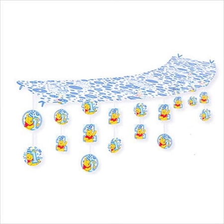 Winnie the Pooh Boy's 1st Birthday Ceiling Decorations (1ct)