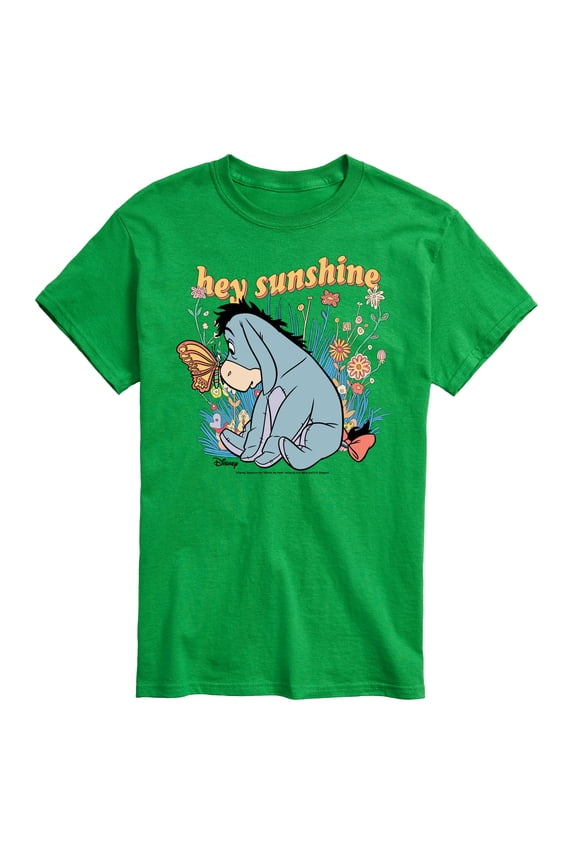 - Butterfly Friends with Eeyore - Men's Short Sleeve Graphic T-Shirt