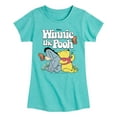 thumbnail image 1 of Winnie the Pooh - Butterfly Friends with Eeyore - Toddler And Youth Girls Short Sleeve Graphic T-Shirt, 1 of 4
