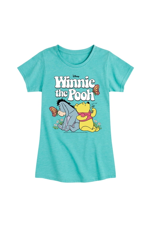 - Butterfly Friends with Eeyore - Toddler And Youth Girls Short Sleeve Graphic T-Shirt