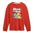 thumbnail image 1 of Winnie the Pooh - Butterfly Friends with Eeyore - Toddler And Youth Long Sleeve Graphic T-Shirt, 1 of 4