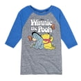 thumbnail image 1 of Winnie the Pooh - Butterfly Friends with Eeyore - Toddler And Youth Raglan Graphic T-Shirt, 1 of 3