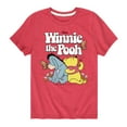 thumbnail image 1 of Winnie the Pooh - Butterfly Friends with Eeyore - Toddler And Youth Short Sleeve Graphic T-Shirt, 1 of 4