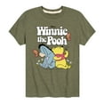 thumbnail image 1 of Winnie the Pooh - Butterfly Friends with Eeyore - Toddler And Youth Short Sleeve Graphic T-Shirt, 1 of 4