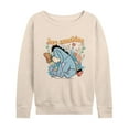 thumbnail image 1 of Winnie the Pooh - Butterfly Friends with Eeyore - Women's Lightweight French Terry Long Sleeve Shirt, 1 of 4