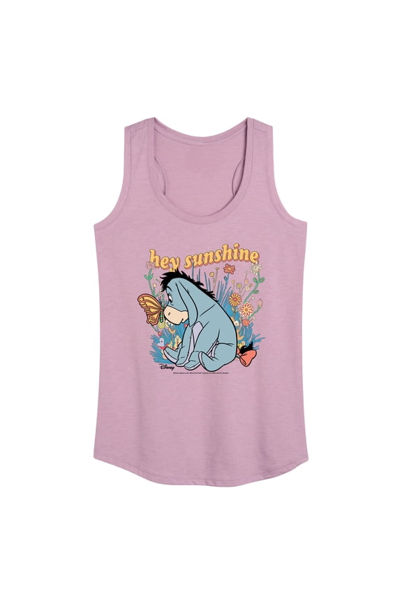 - Butterfly Friends with Eeyore - Women's Racerback Tank Top