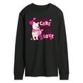 Winnie the Pooh Care Too Much Called Love Men's Long Sleeve Graphic