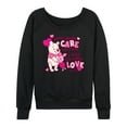 thumbnail image 1 of Winnie the Pooh - Care Too Much Called Love - Women's French Terry Pullover Sweatshirt, 1 of 4