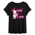 thumbnail image 1 of Winnie the Pooh - Care Too Much Called Love - Women's Oversized Graphic T-Shirt, 1 of 4