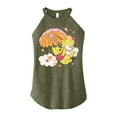 thumbnail image 1 of Winnie the Pooh - Carried Away in the Clouds with an Umbrella - Juniors High Neck Tank Top, 1 of 4
