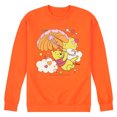 thumbnail image 1 of Winnie the Pooh - Carried Away in the Clouds with an Umbrella - Men's Crew Neck Fleece Pullover, 1 of 1