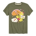 thumbnail image 1 of Winnie the Pooh - Carried Away in the Clouds with an Umbrella - Toddler And Youth Short Sleeve Graphic T-Shirt, 1 of 4