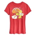 thumbnail image 1 of Winnie the Pooh - Carried Away in the Clouds with an Umbrella - Women's Short Sleeve Graphic T-Shirt, 1 of 4