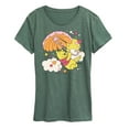 thumbnail image 1 of Winnie the Pooh - Carried Away in the Clouds with an Umbrella - Women's Short Sleeve Graphic T-Shirt, 1 of 4