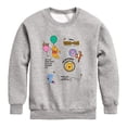 thumbnail image 1 of Winnie the Pooh - Character Collage Boys' Graphic Long Sleeve Fleece Sweatshirt, 1 of 5