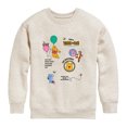 thumbnail image 1 of Winnie the Pooh - Character Collage Boys' Graphic Long Sleeve Fleece Sweatshirt, 1 of 5