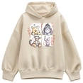 thumbnail image 1 of Winnie the Pooh - Character Grid Drawing - Women's Oversized Fleece Hoodie Sweatshirt, 1 of 3