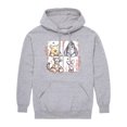 thumbnail image 1 of Winnie the Pooh - Character Grid Drawing - Men's Pullover Fleece Hoodie, 1 of 4