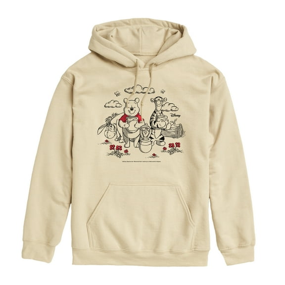 Winnie the Pooh - Character Group Honey  - Men's Pullover Fleece Hoodie