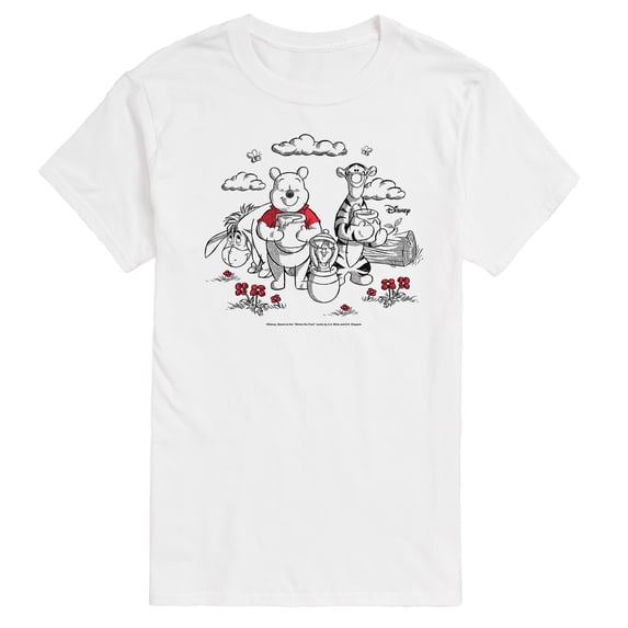 Winnie the Pooh - Character Group Honey - Men's Short Sleeve Graphic T-Shirt