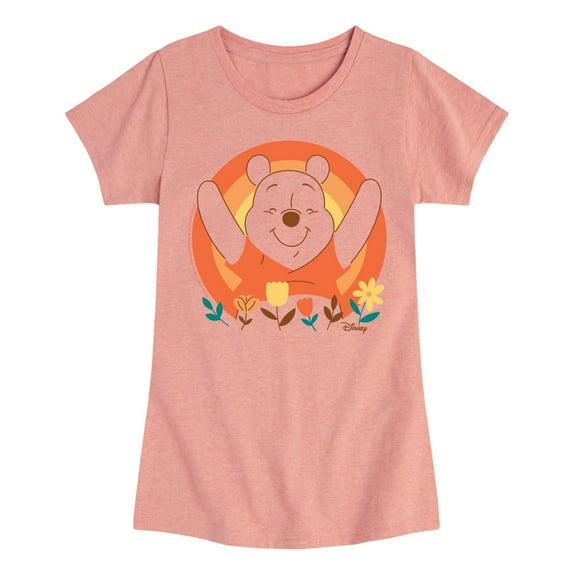 Winnie the Pooh - Circle of Hugs - Toddler And Youth Girls Short Sleeve Graphic T-Shirt