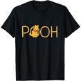 thumbnail image 1 of Winnie the Pooh Classic Lettering Unisex Softstyle T-Shirt for Men Women Kids,Black Color,Size L, 1 of 5