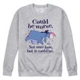 thumbnail image 1 of Winnie the Pooh - Could Be Worse Eeyore - Men's Crew Fleece Sweatshirt, 1 of 4