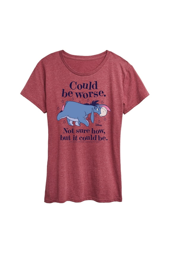 - Could Be Worse Eeyore - Women's Short Sleeve Graphic T-Shirt