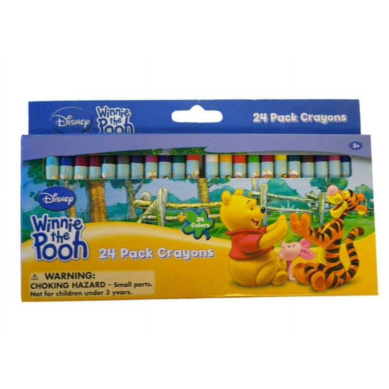 Disney Winnie the Pooh 24 Pack Art & Craft Crayons, Full Spectrum