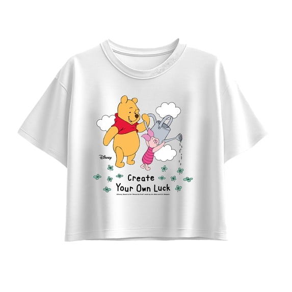 Winnie the Pooh - Create Own Luck - Youth Girls Boxy T-Shirt