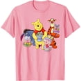thumbnail image 1 of Winnie the Pooh Easter Characters Unisex Softstyle T-Shirt for Men Women Kids,Light Pink Color,Size YS, 1 of 5